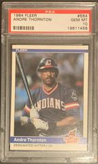 Andre Thornton #554 Baseball Cards 1984 Fleer Prices