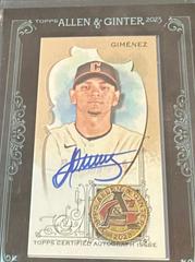 Andres Gimenez [Black] #MA-AG Baseball Cards 2023 Topps Allen & Ginter Mini Framed Autographs Prices