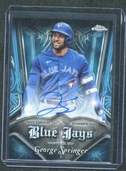 George Springer Baseball Cards 2022 Topps Chrome Pinstriped Autographs Prices