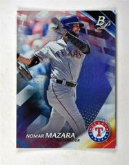 Nomar Mazara #5 Baseball Cards 2017 Bowman Platinum Prices