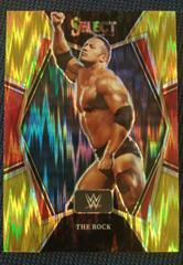 The Rock [Gold Prizm] Wrestling Cards 2022 Panini Select WWE Prices