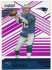 Tom Brady [Purple] #41 Football Cards 2016 Panini Clear Vision Prices