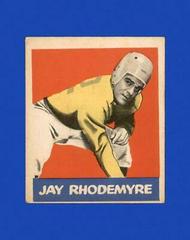 Jay Rhodemyre Football Cards 1949 Leaf Prices
