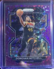 Donovan Mitchell [Fast Break Purple Prizm] #72 Basketball Cards 2021 Panini Prizm Prices