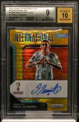 Angel Di Maria [Breakaway Gold] #S-ADM Soccer Cards 2022 Panini Prizm World Cup Signatures Prices