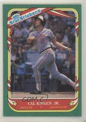 Cal Ripken Jr. #101 Baseball Cards 1987 Fleer Star Stickers Prices