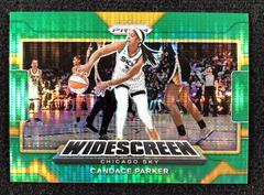 Candace Parker [Green Pulsar] #13 Basketball Cards 2022 Panini Prizm WNBA Widescreen Prices
