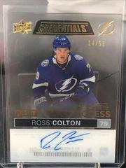Ross Colton #DTAA-RC Hockey Cards 2021 Upper Deck Credentials Debut Ticket Access Autographs Prices