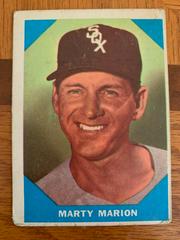 Marty Marion Baseball Cards 1960 Fleer Prices