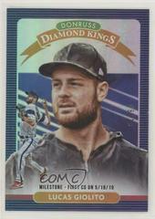 Lucas Giolito [Milestone Stat Line] #12 Baseball Cards 2020 Panini Donruss Prices