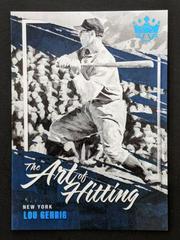 Lou Gehrig [Blue] #AH-4 Baseball Cards 2022 Panini Diamond Kings The Art of Hitting Prices