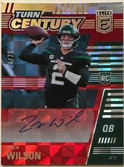 Zach Wilson [Red] #TOC-ZWI Football Cards 2021 Panini Chronicles Turn of the Century Autographs Prices