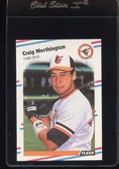 Craig Worthington #U-4 Baseball Cards 1988 Fleer Update Glossy Prices