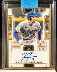 Freddie Freeman #DCFA-FFR Baseball Cards 2023 Topps Definitive Framed Autograph Collection Prices