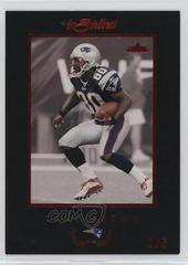 Troy Brown [Black Border Red] Football Cards 2004 Fleer Inscribed Prices
