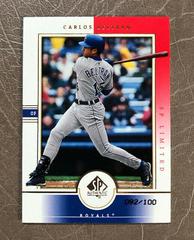 Carlos Beltran Baseball Cards 2000 SP Authentic Prices