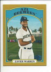 Zavier Warren #6 Baseball Cards 2021 Topps Heritage Minor League Prices