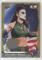 Thunder Rosa [Mat Relic Gold] #63 Wrestling Cards 2022 Upper Deck AEW Prices