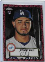 Keibert Ruiz [Black Red Mini Diamond] #3 Baseball Cards 2021 Topps Chrome Platinum Anniversary Prices