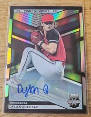 Dylan Questad [Prime Numbers A] #112 Baseball Cards 2023 Panini Elite Extra Edition Prices