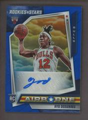 Ayo Dosunmu [Blue] Basketball Cards 2021 Panini Chronicles Airborne Signatures Prices
