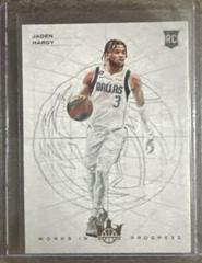 Jaden Hardy #29 Basketball Cards 2022 Panini Court Kings Works in Progress Prices