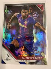 Alejandro Balde [Sparkle] #164 Soccer Cards 2021 Topps UEFA Champions League Prices