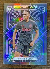 Jurrien Timber [Electric Etch Purple] #161 Soccer Cards 2021 Panini Obsidian Prices