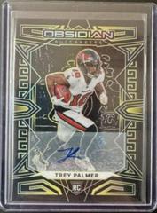 Trey Palmer [Yellow Electric Etch] #194 Football Cards 2023 Panini Obsidian Signature Prices
