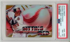 Manny Machado [Gold Refractor] #SR-MM Baseball Cards 2018 Topps Finest Sitting Red Prices