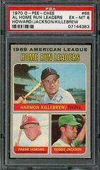 AL Home Run Leaders [Killebrew/Howard/Jackson] #66 Baseball Cards 1970 O Pee Chee Prices