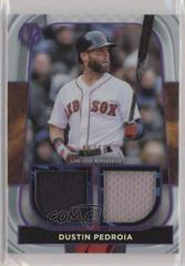 Dustin Pedroia [Purple] Baseball Cards 2022 Topps Tribute Dual Relics Prices