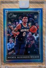 Nickeil Alexander Walker [Blue] #103 Basketball Cards 2019 Panini One and One Prices