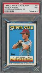 Mike Schmidt, Pedro Guerrero Baseball Cards 1988 Topps Stickercard Prices