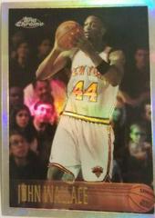 John Wallace [Refractor] Basketball Cards 1996 Topps Chrome Prices