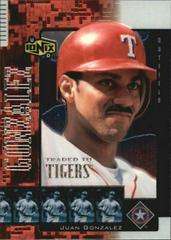 Juan Gonzalez #41 Baseball Cards 2000 Upper Deck Ionix Prices