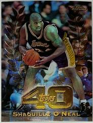 Shaquille O'Neal #T30 Basketball Cards 1997 Topps Chrome Topps 40 Prices