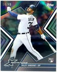 Riley Greene [Iridescent] #15 Baseball Cards 2023 Topps Xpectations Prices