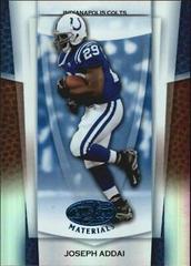 Joseph Addai [Mirror Blue] Football Cards 2007 Leaf Certified Materials Prices