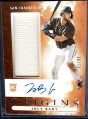 Joey Bart [Red Silver Ink] Baseball Cards 2021 Panini Chronicles Origins Signatures Prices