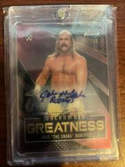 Jake 'The Snake' Roberts [Red Autograph] Wrestling Cards 2021 Topps Finest WWE Uncrowned Greatness Prices