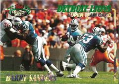 Barry Sanders [Division Winner] Football Cards 1993 Stadium Club Super Teams Prices