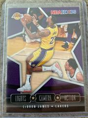 Lebron James #22 Basketball Cards 2020 Panini Hoops Lights Camera Action Prices
