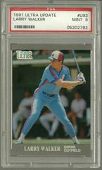 Larry Walker #U-93 Baseball Cards 1991 Ultra Update Prices