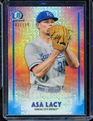 Asa Lacy [Blue Refractor] Baseball Cards 2021 Bowman Chrome Mega Box Mojo Dawn of Glory Prices