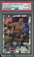 The Rock [Refractor] Wrestling Cards 2014 Topps Chrome WWE Prices