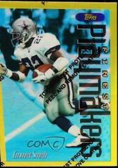 Emmitt Smith [Refractor] #300 Football Cards 1996 Topps Finest Prices