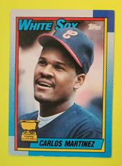Carlos Martinez #461 Baseball Cards 1990 Topps Tiffany Prices