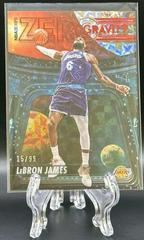 LeBron James [Hyper Red] #10 Basketball Cards 2022 Panini Hoops Zero Gravity Prices
