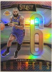 LeBron James [Silver] #4 Basketball Cards 2022 Panini Select Numbers Prices